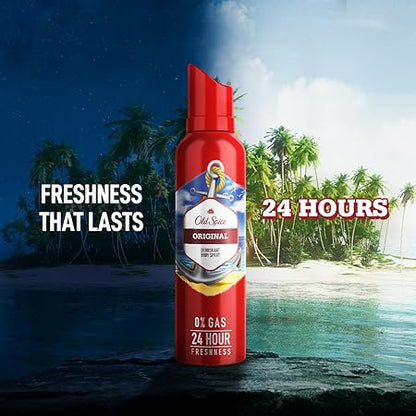 Old Spice Original 0% Gas Deodorant Body Spray 140ml For Men