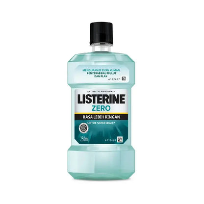 Listerine Zero Mouthwash 250ml Alcohol Free Fresh Breath & Gum Care