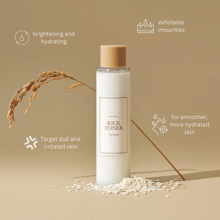 I’m From Rice Toner by Yeoju Korea 150 ml Brightening Hydration & Skin Tone Balance (K Beauty)