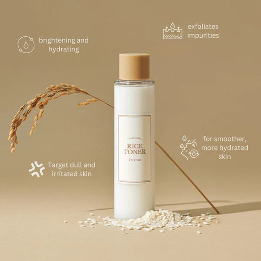 I’m From Rice Toner by Yeoju Korea 150 ml Brightening Hydration & Skin Tone Balance (K Beauty)