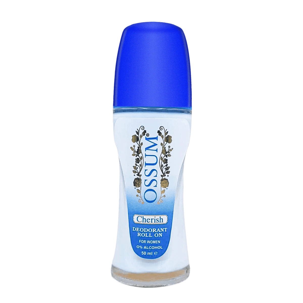 Ossum Cherish Deodorant Roll-On for Women 50ml 0% Alcohol Long-Lasting Freshness
