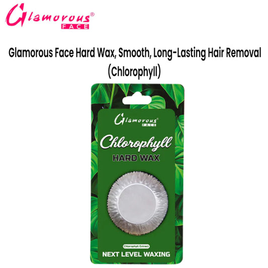 Glamorous Face Hard Wax, Smooth, Long-Lasting Hair Removal (Chlorophyll)