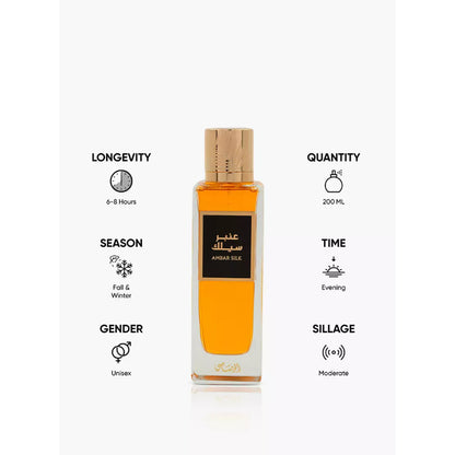 Ambar Silk by Rasasi Eau de Parfum 200 ml for Men & Women