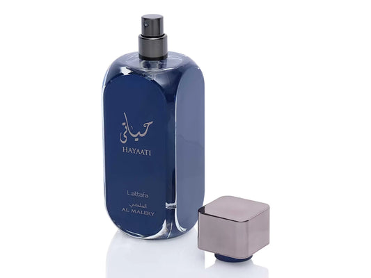 Lattafa Hayaati Blue Al Maleky EDP 100ml - Long Lasting Fresh Aquatic Unisex Perfume