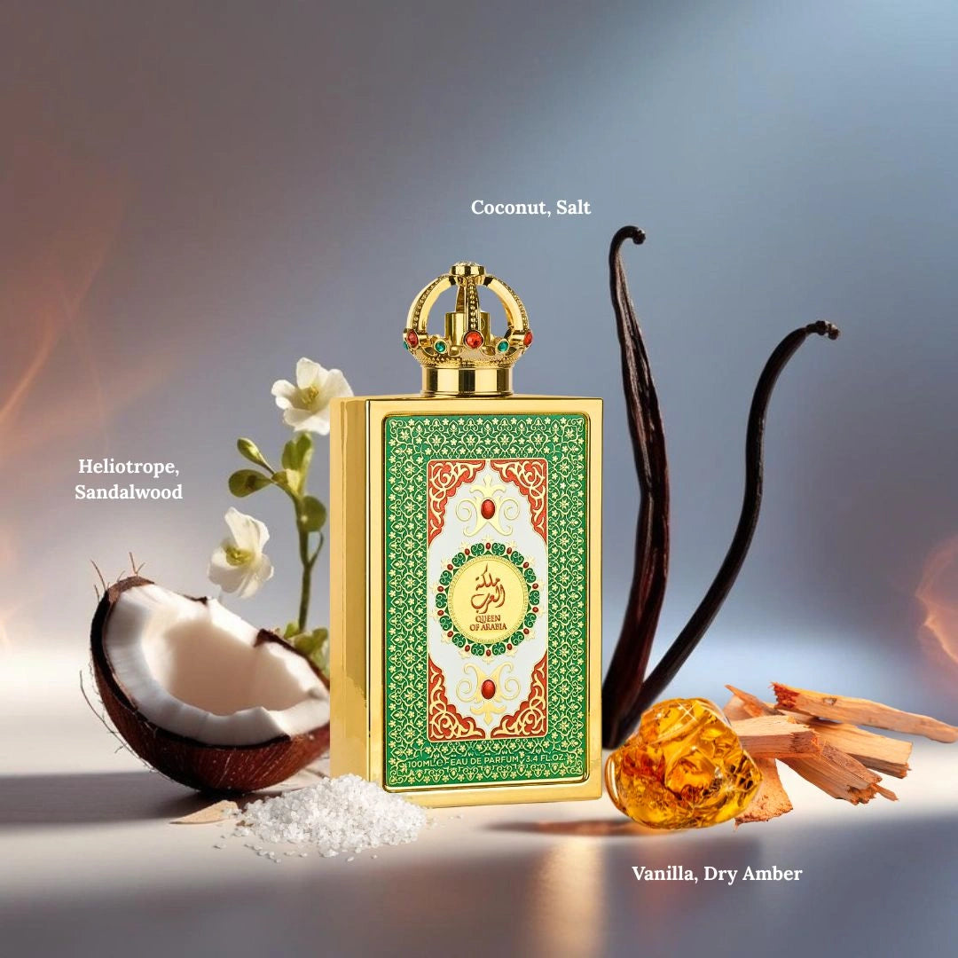 Lattafa Pride Queen of Arabia Eau de Parfum 100ml - Long Lasting Original Elegant Floral Fragrance for Women