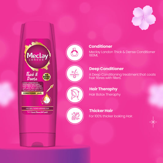 Meclay London Thick & Dense Hair Botox Therapy Conditioner 180ml