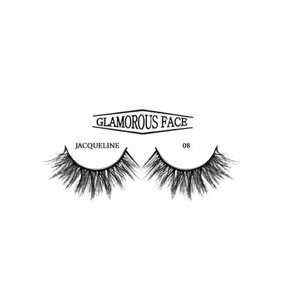 Glamorous Face Faux Mink 3D Eyelashes (Jacqueline 08)