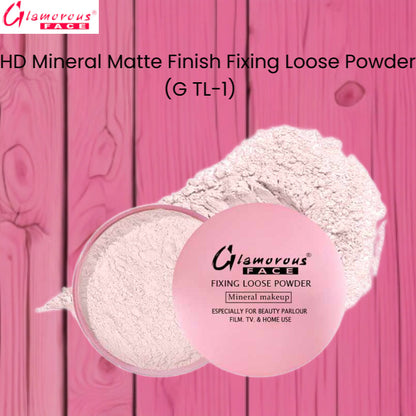 Glamorous Face HD Mineral Matte Finish Fixing Loose Powder (G TL-1)