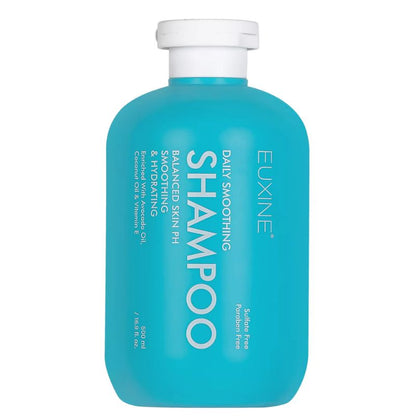 Euxine Daily Smoothing Shampoo Balanced Skin PH Smoothing & Hydrating 500ml