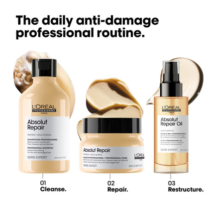 Loreal Professionnel Serie Expert Repair Oil Leave In Treatment - 90ml - For Dry And Damaged Hair
