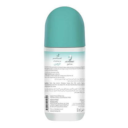 Enchanteur Gorgeous Roll-On Deodorant 50ml - Long Lasting Floral Fragrance Anti-Perspirant for Women Freshness & Odor Protect