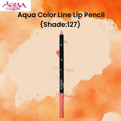 Aqua Color Line Lip Pencil (Shade:127)