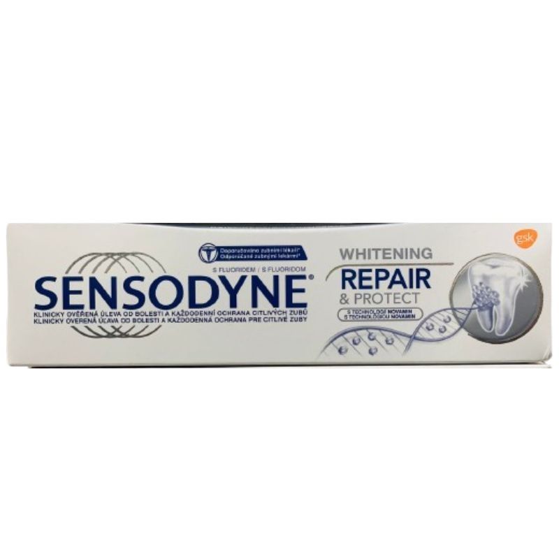 Sensodyne Whitening Repair & Protect Toothpaste 75ml Enamel Strengthening & Gentle Whitening for Sensitive Teeth