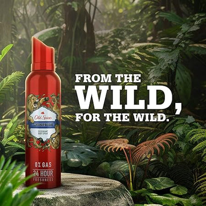 Old Spice Lionpride 0% Gas Deodorant Body Spray 140ml for Men