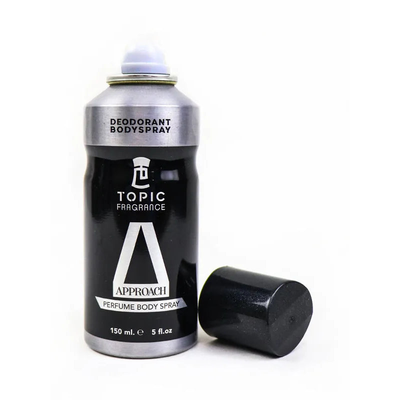 Topic Fragrance Approach Perfume Body Spray 150ml Long-Lasting Fresh & Elegant Scent