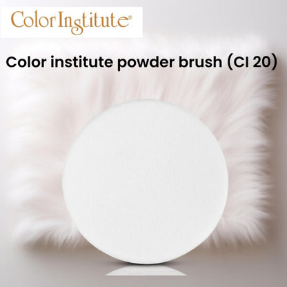 Color Institute Puff Round White