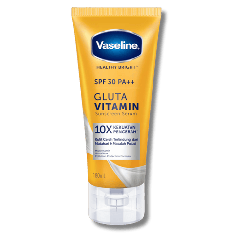 Vaseline Healthy Bright Gluta Vitamin SPF 30 PA++ Sunscreen Serum 180ml Sun Protection & Skin Brightening