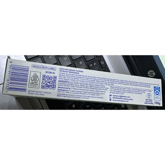 Sensodyne Fresh Mint Toothpaste 100g Triple Cleaning Action Long-Lasting Fresh Breath & Cavity Protection Halal