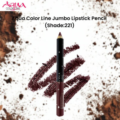 Aqua Color Line Jumbo Lipstick Pencil (Shade:221)