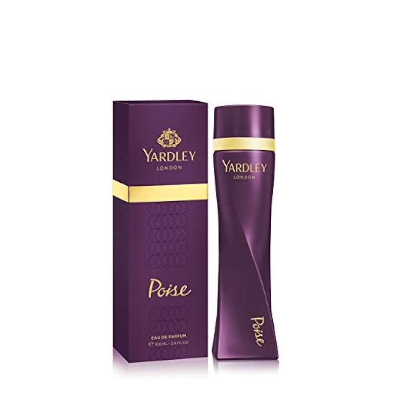 Yardley London Poise Eau De Parfum for Women 100ml – Elegant Floral Fruity Fragrance Perfume with Long Lasting Feminine Scent