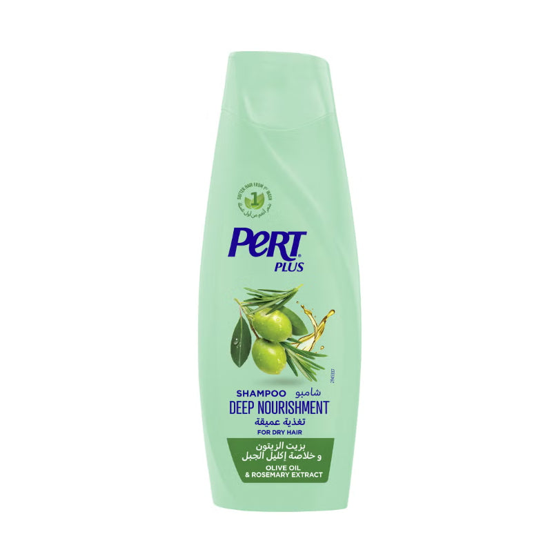 Pert Plus Deep Nourishment Shampoo with Olive Oil & Rosemary Extracts For Dry Hair 400ml