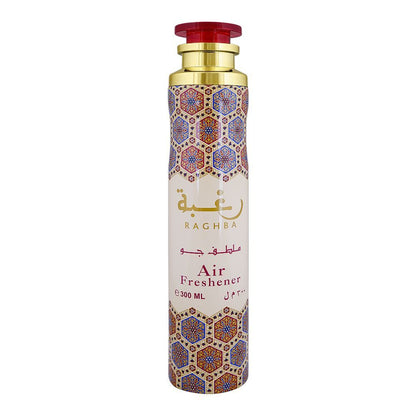 Lattafa Raghba Air Freshener 300 ml Exotic Home Fragrance & Long‑Lasting Freshness