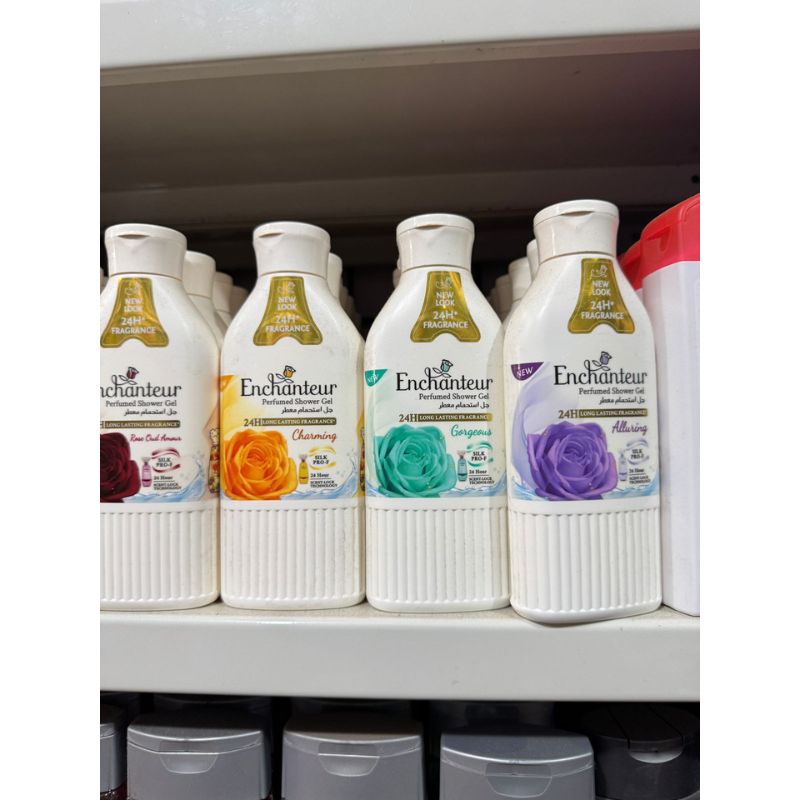 Enchanteur New Look Alluring Perfumed Shower Gel 250ml - 24H Long Lasting Fragrance Body Wash for Soft, Smooth & Fragrant Ski