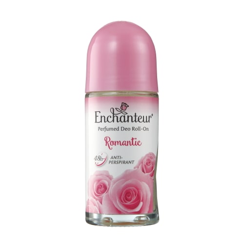 Enchanteur Romantic Roll-On Deodorant for Women 50ml – Long Lasting Floral Fragrance Anti-Perspirant for Freshness & Odor Pro