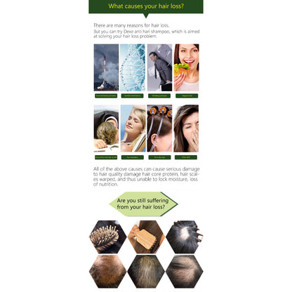 Dexe Anti-Hair Loss Shampoo with Ginger Extract 500 ml Hair Fall Control, Strengthening & Scalp Care