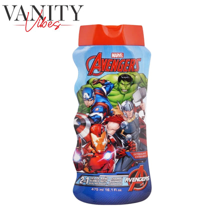 Lorenay Marvel Avengers 2-In-1 Bubble Bath + Shampoo 475ml