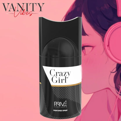 Crazy Girl By Prive Perfumed Spray For Women 250ml