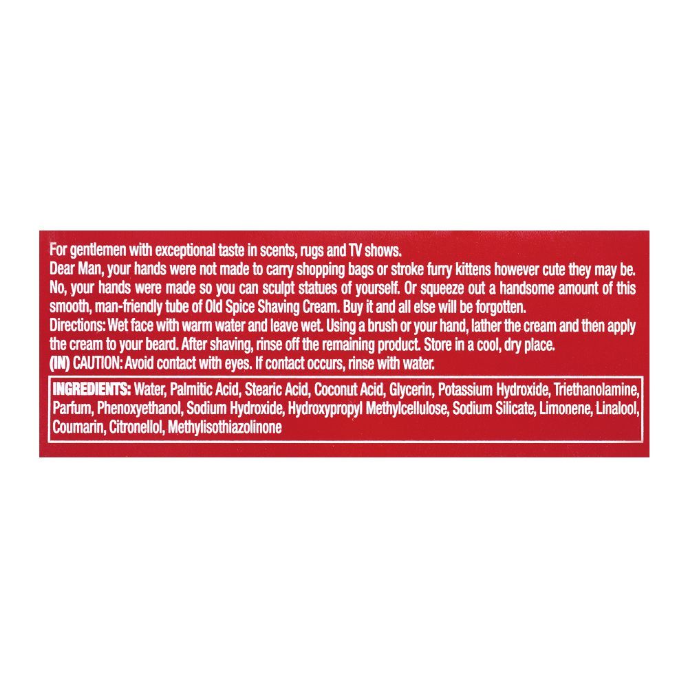 Old Spice Lather Shaving Cream with Original Fragrance 70 g Smooth Shave & Masculine Scent