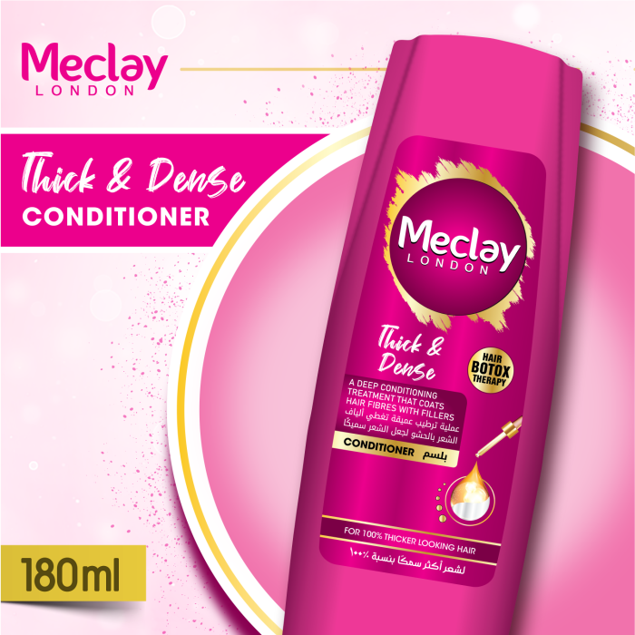 Meclay London Thick & Dense Hair Botox Therapy Conditioner 180ml