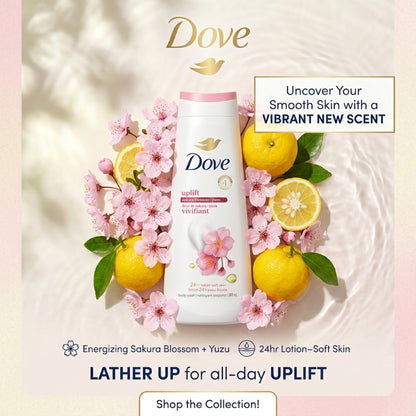 Dove Sakura Blossom + Yuzu Body Wash 20 Fl Oz -591ml