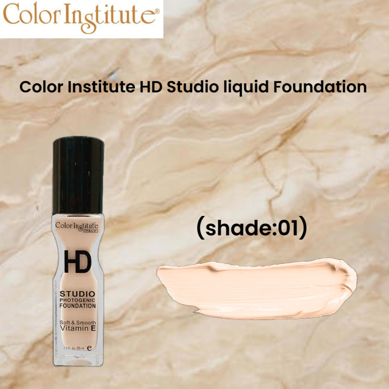 Color Institute HD Studio liquid Foundation (shade:01)