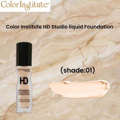 Color Institute HD Studio liquid Foundation (shade:01)