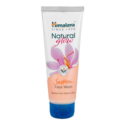 Himalaya Since 1930 Natural Glow Saffron Face Wash 100ml – Brightening Herbal Cleanser for Radiant, Clear & Smooth Skin