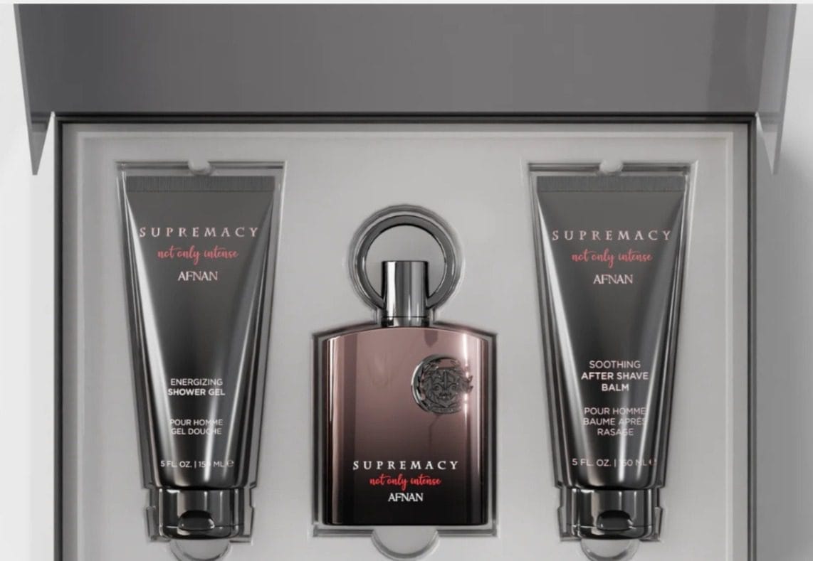 Afnan supremacy Not Only Intense Gift Set, Extrait de Parfum100ml / After Shave 150ml / Shower Gel 150ml