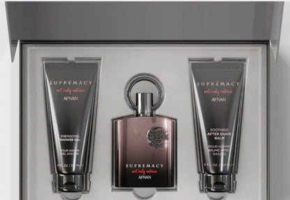 Afnan supremacy Not Only Intense Gift Set, Extrait de Parfum100ml / After Shave 150ml / Shower Gel 150ml