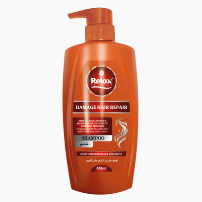 Relax Feel Confident Damage Hair Repair Shampoo 650ml