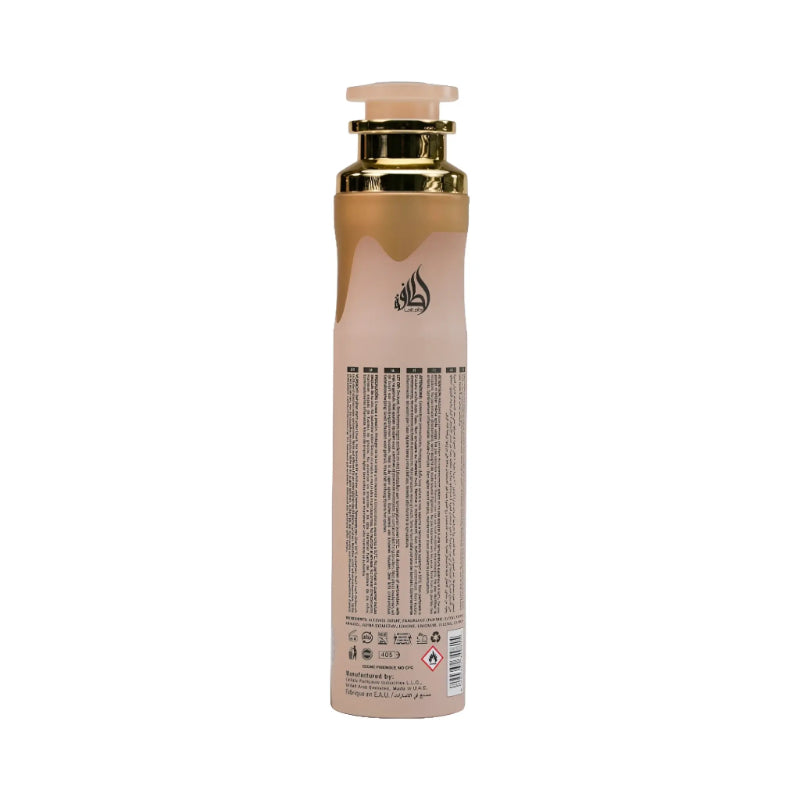 Lattafa Eclaire Air Freshener 300ml – Long Lasting Luxury Sweet Floral Gourmand Fragrance Room Spray for Home & Office