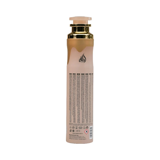 Lattafa Eclaire Air Freshener 300ml - Long Lasting Luxury Sweet Floral Gourmand Fragrance Room Spray for Home & Office