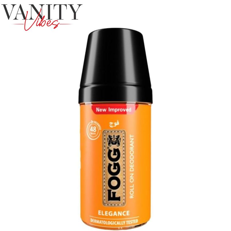Fogg Elegance Roll-On Deodorant 50ml New & Improved Long-Lasting Freshness