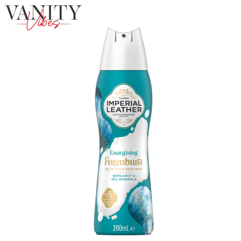 Imperial Leather Energising Foamburst Bergamot & Sea Minerals Gel To Foam Body Wash 200ml