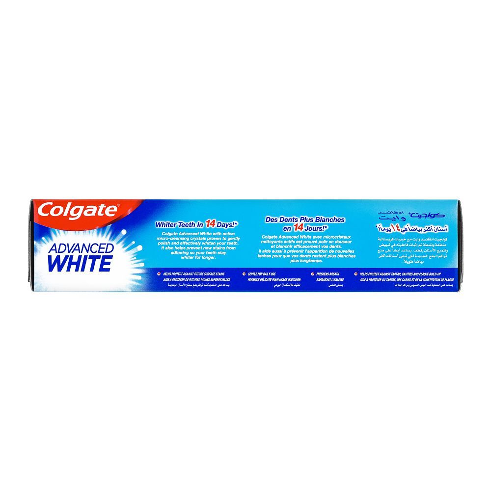Colgate Advanced White Toothpaste 100ml Powerful Whitening & Fresh Breath