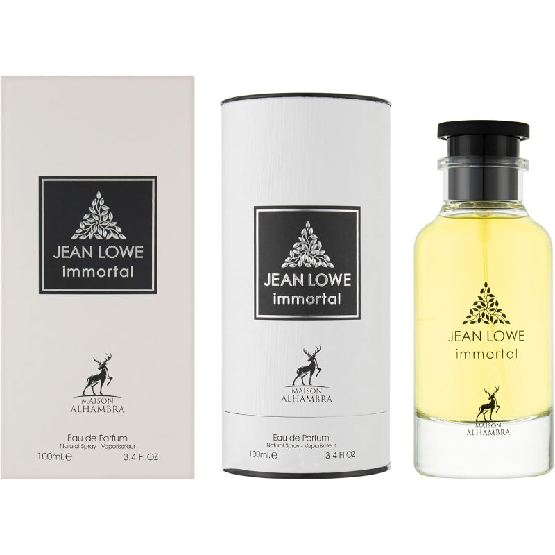 Jean Lowe Immortal Eau De Parfum for Men 100ml by Maison Alhambra Long-Lasting Bold & Masculine Fragrance
