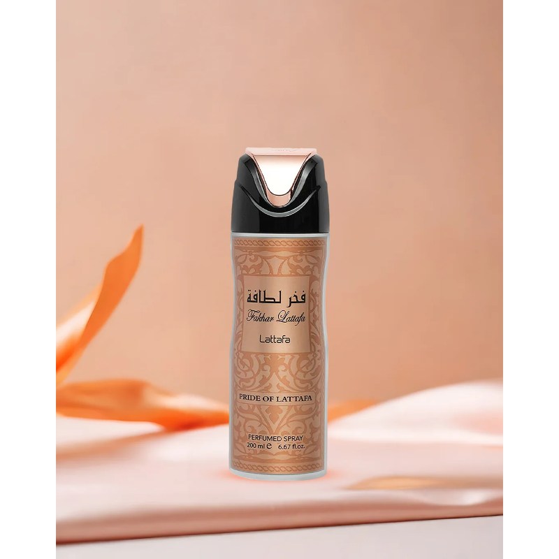 Fakhar Lattafa Women Rose Body Spray 200ml - Long Lasting Floral Fragrance & All-Day Freshness