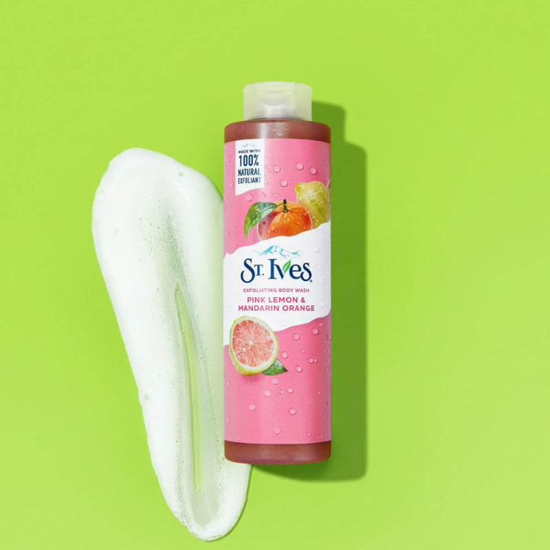 St.Ives Pink Lemon & Mandarin Orange Exfoliating Body Wash 650ml