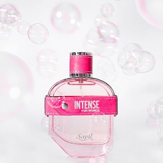 Sapil Intense Eau de Parfum for Women 100ml - Long Lasting Floral Fruity Perfume with Elegant Feminine Fragrance for Daily We