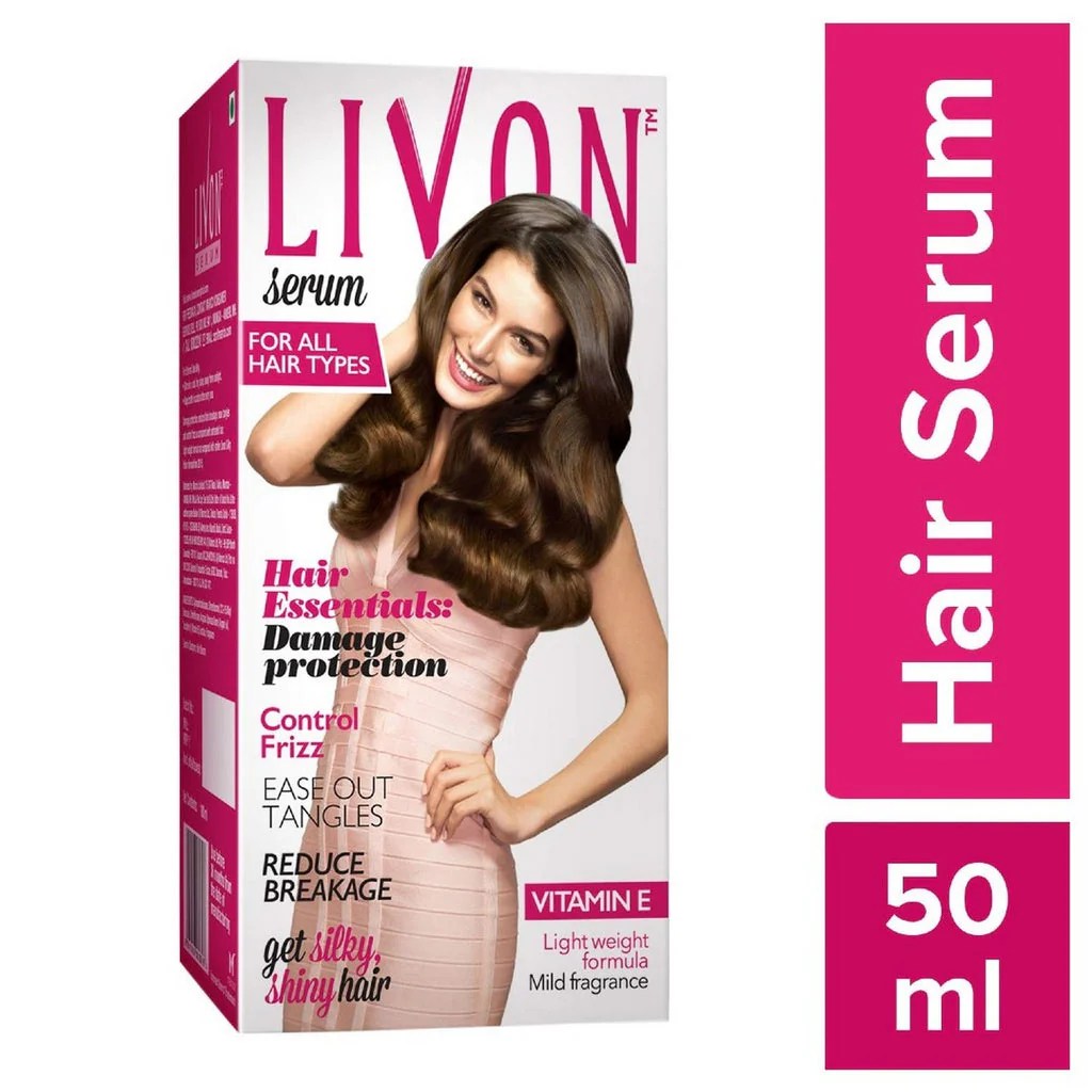 Livon Hair Serum Damage Protection Vitamin E 50ml